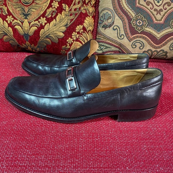 BALLY Birocco of Switzerland Sz 11.5 D Black Leather Loafers - Swiss Mad… main image 11